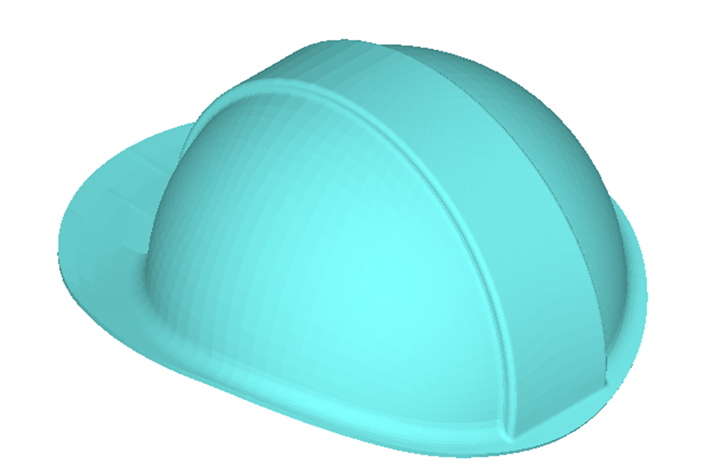 帽体のFEMモデル