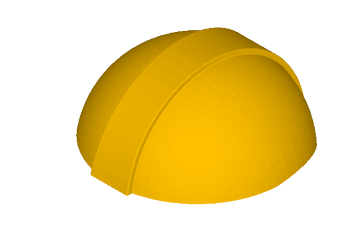 衝撃吸収ライナーのFEMモデル